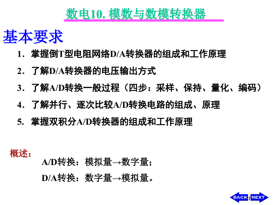 模电23(DA转换器)教学课件_第1页