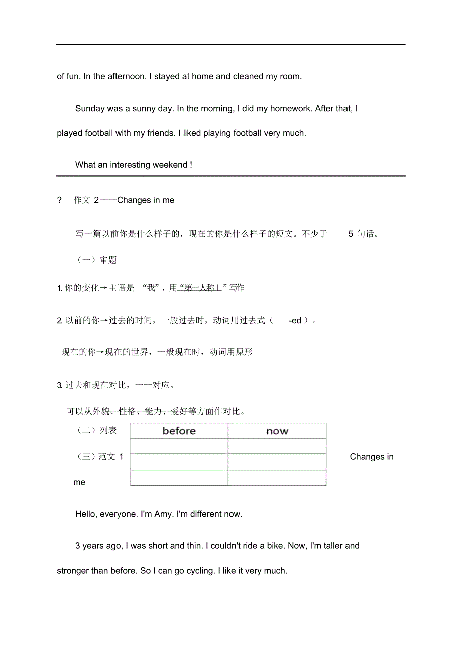 六年级总复习之英语作文汇总_第3页