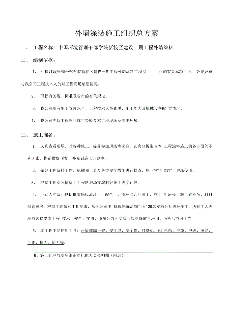 《外墙真石漆涂装施工方案》_第1页