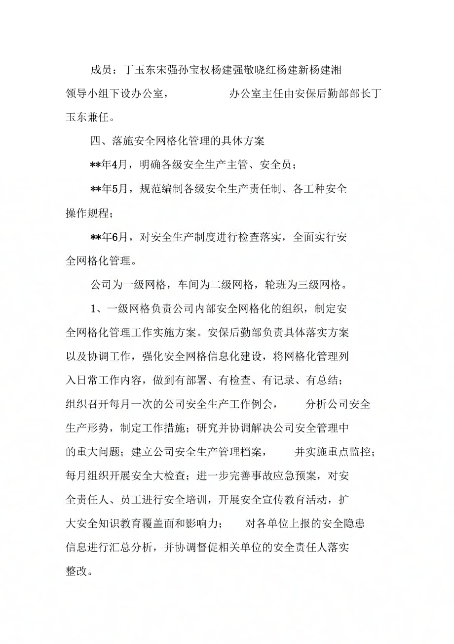 《安全生产网格化管理实施方案设计》_第2页