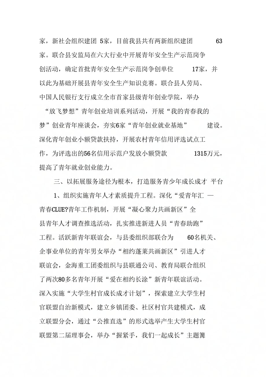 《团县委全年工作报告》_第4页