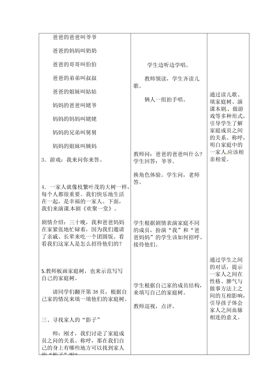 一年级道德与法治下册教案-9 我和我的家16-部编版 (1)_第3页