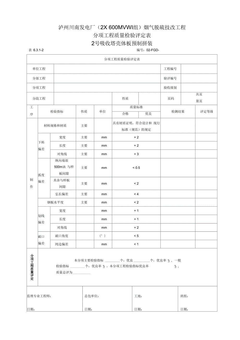 《机务工程质量检验评定表6.3.1-1-22》_第4页