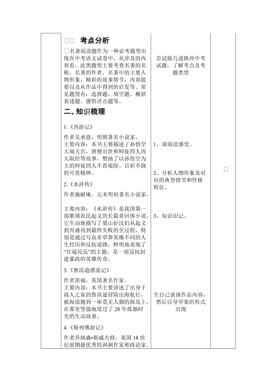 王晓丽《名著阅读》教案（word)_第4页