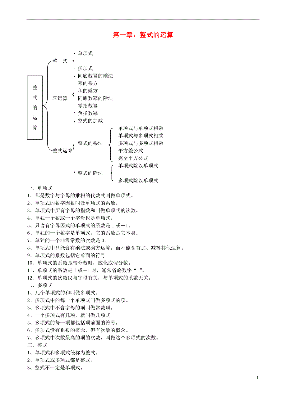 北师大七年级数学下册全部知识点归纳 （精选可编辑）_第1页