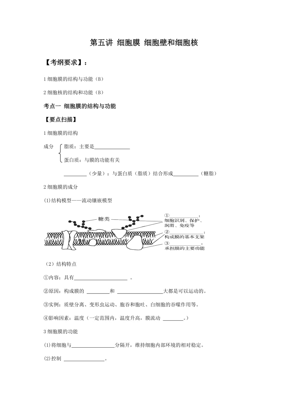 高中生物必修一学案-3.2.4细胞核7-苏教版_第1页