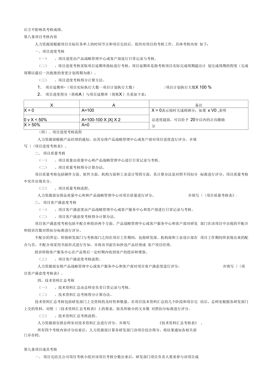 《科技类公司研发部绩效考核制度》_第3页