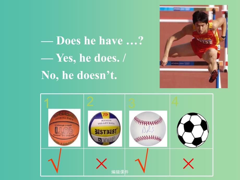 七年级英语上册 Unit 5 Do you have a soccer ball Section B（1a-1d） 人教新目标版_第3页