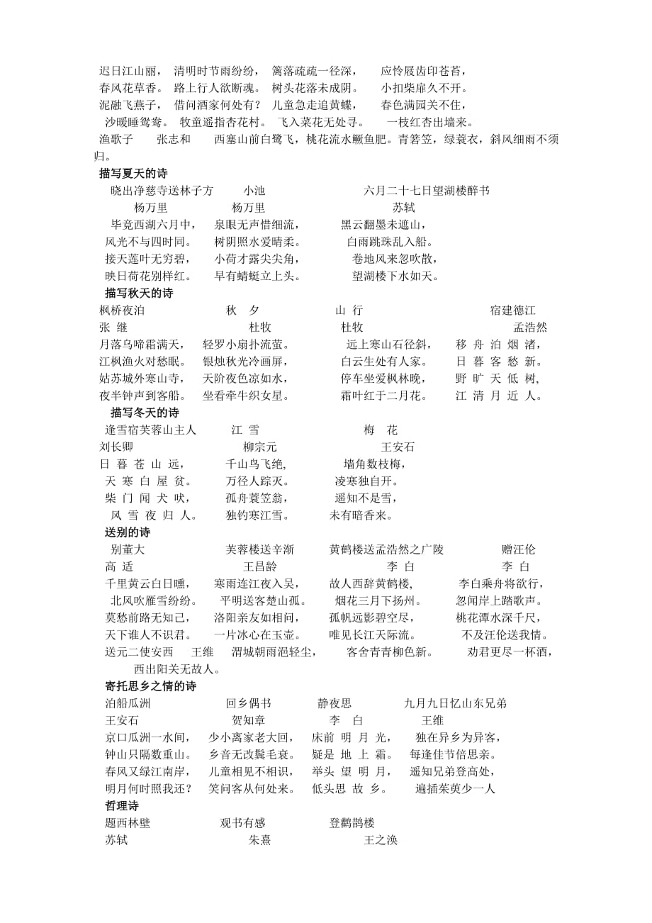 古今贤文及古诗Word文档(4)_第3页