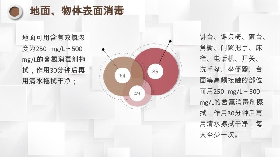 企业防控疫情消毒知识员工培训专用微粒体PPT模板_第5页