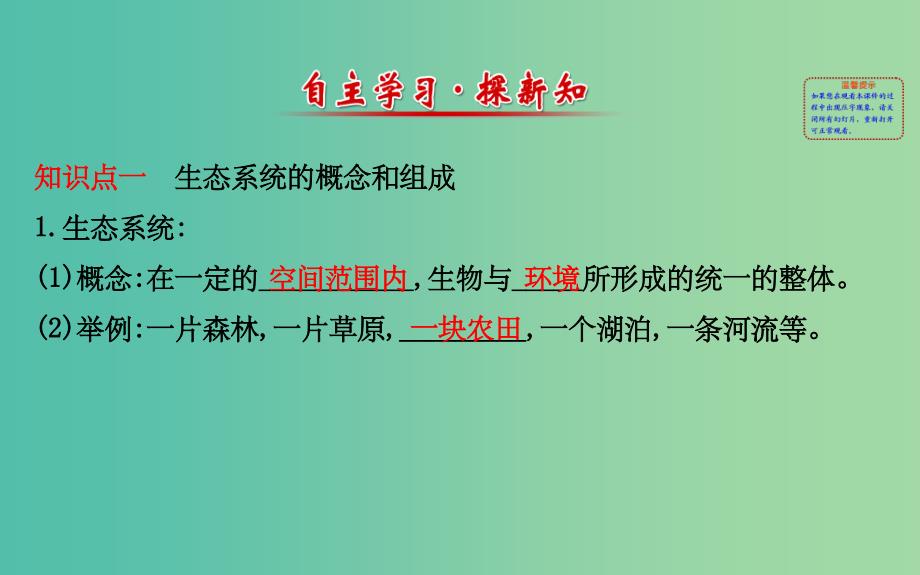 七年级生物上册 1.2.2 生物与环境组成生态系统（一） 新人教版_第2页