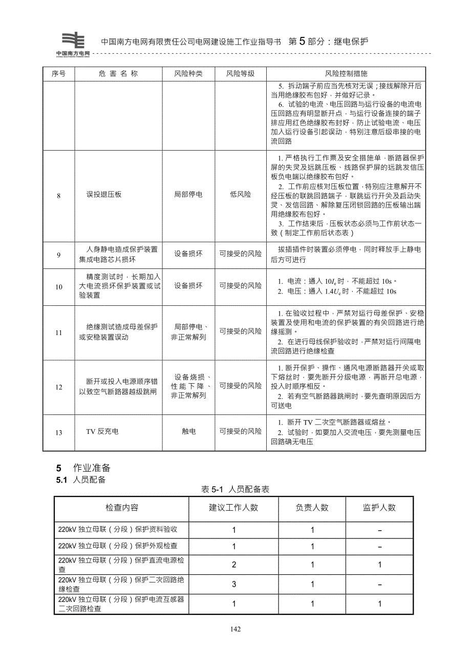 电网建设施工作业指导书继电保护部分220kV独立母联(分段)保护施工作业指导书()_第5页