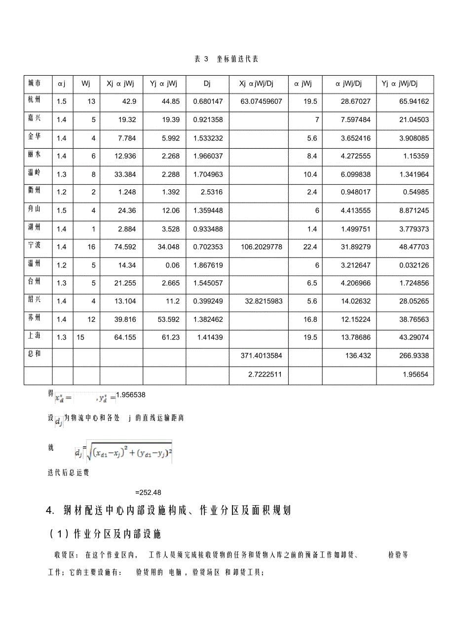 超详细物流系统分析与设计课程设计报告_第5页