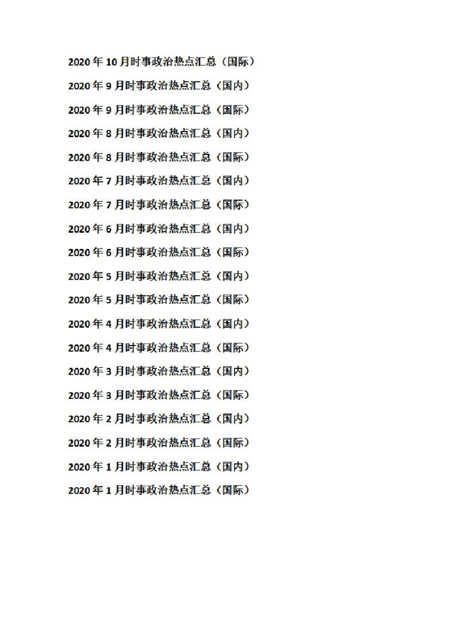 时事政治热点汇总(2021~2022)——适合中考、、国家公务员考试、事业单位考试_第2页