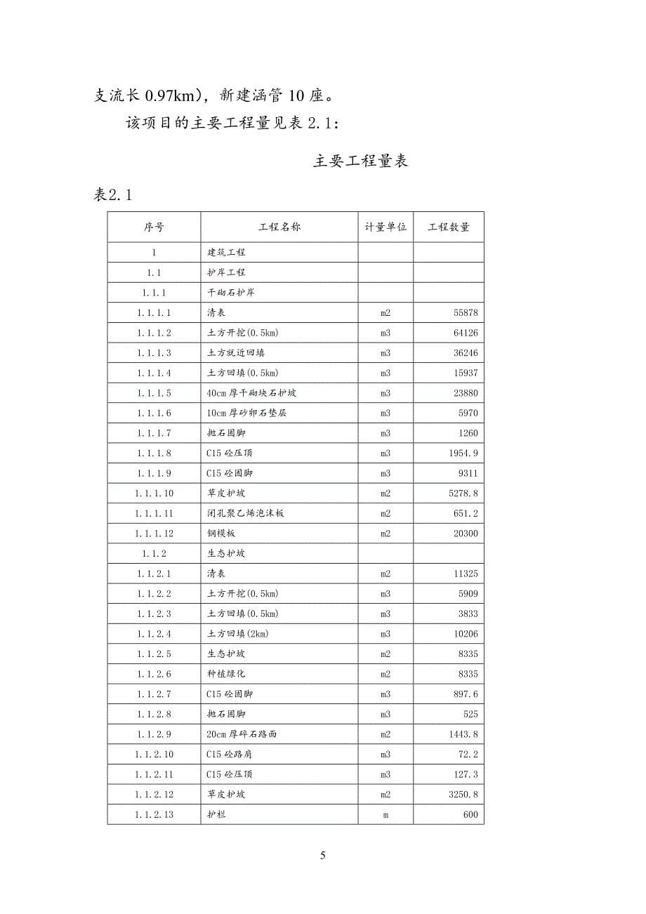 鲁溪镇水利防洪工程施工组织设计_第5页