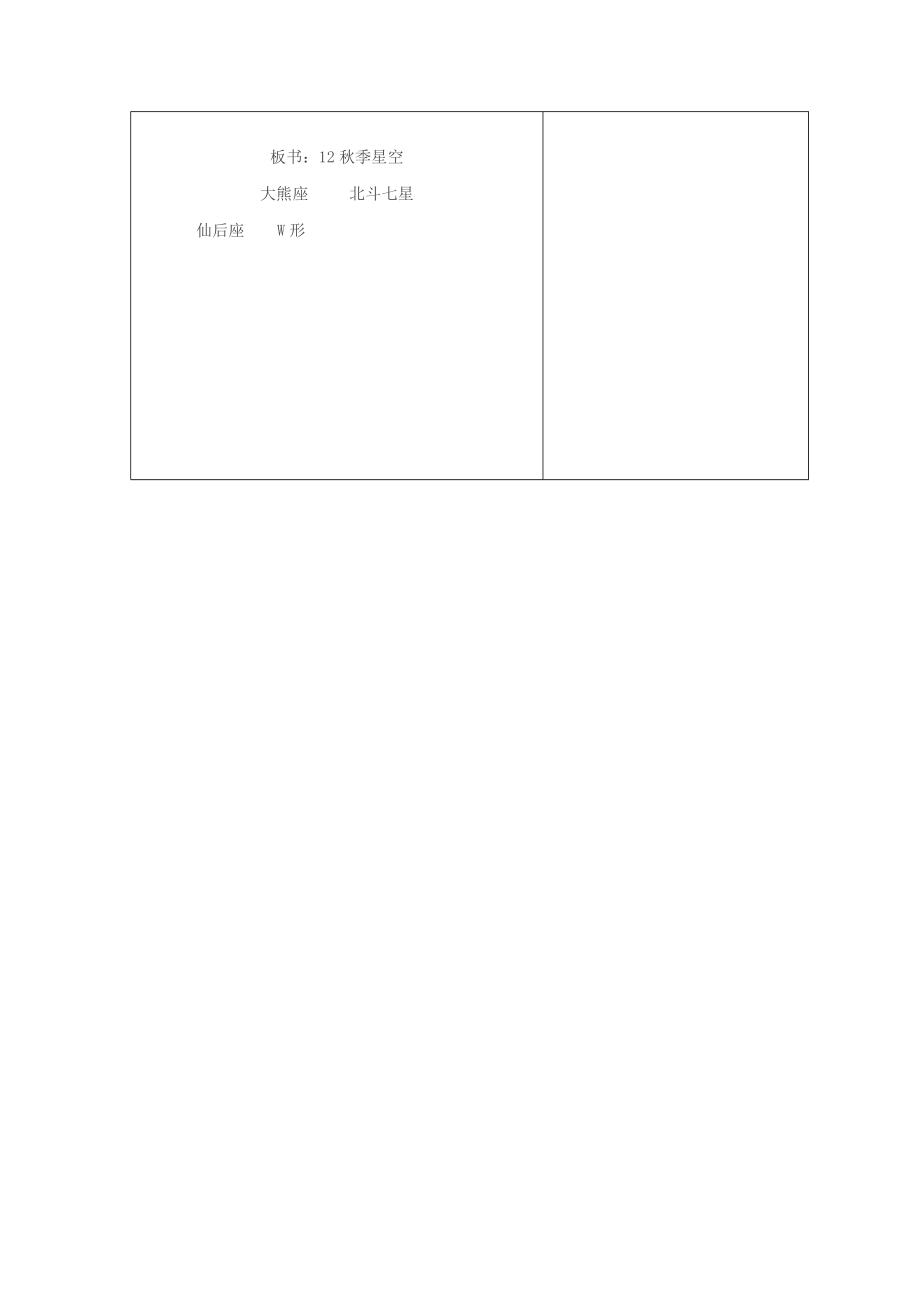 五年级科学上册 第三单元 秋冬星空 12 秋季星空教案 青岛版六三制-青岛版小学五年级上册自然科学教案_第3页