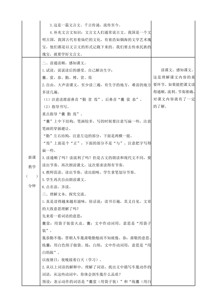 四年级语文下册 第七单元 22《文言文二则》教案 新人教版-新人教版小学四年级下册语文教案_第2页