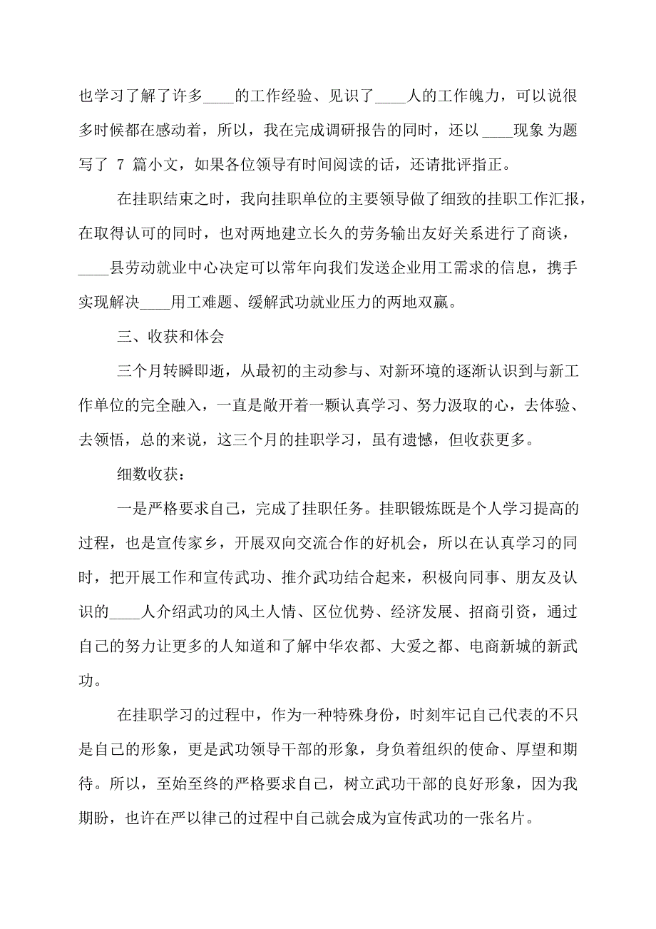 【最新】挂职锻炼个人工作总结例文文辑_第3页