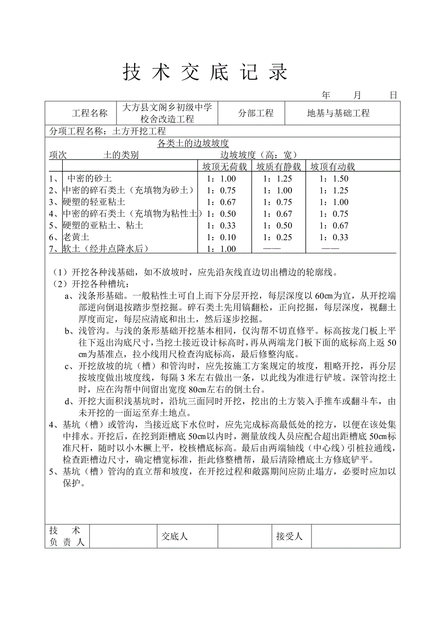 大方县文阁乡初级中学校舍改造工程技术交底(土建类77个)_第2页