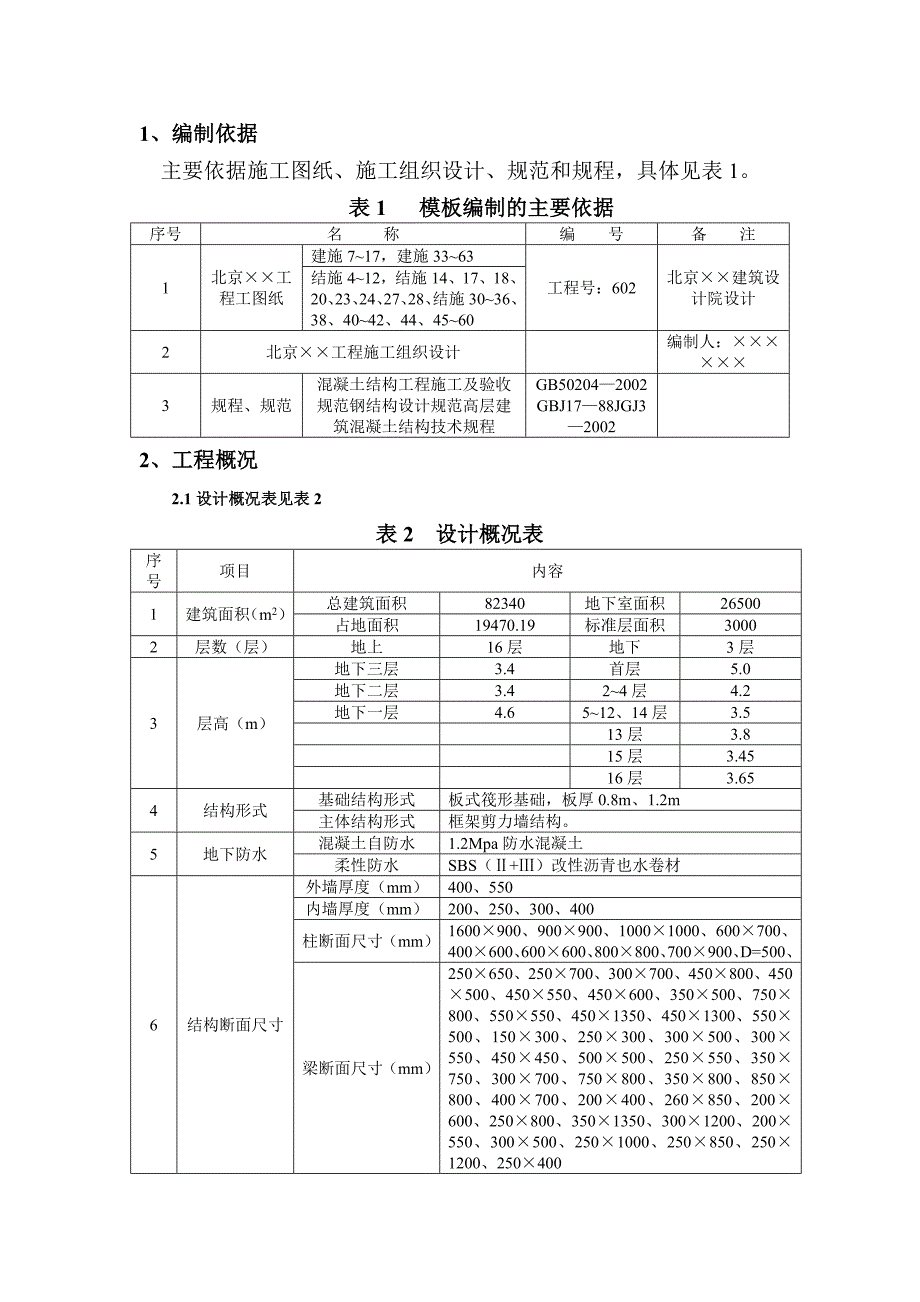 XXX模板工程安装方案_第2页