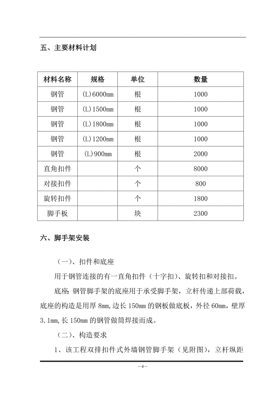 河南煤炭储配交易中心双排脚手架施工方案_第4页