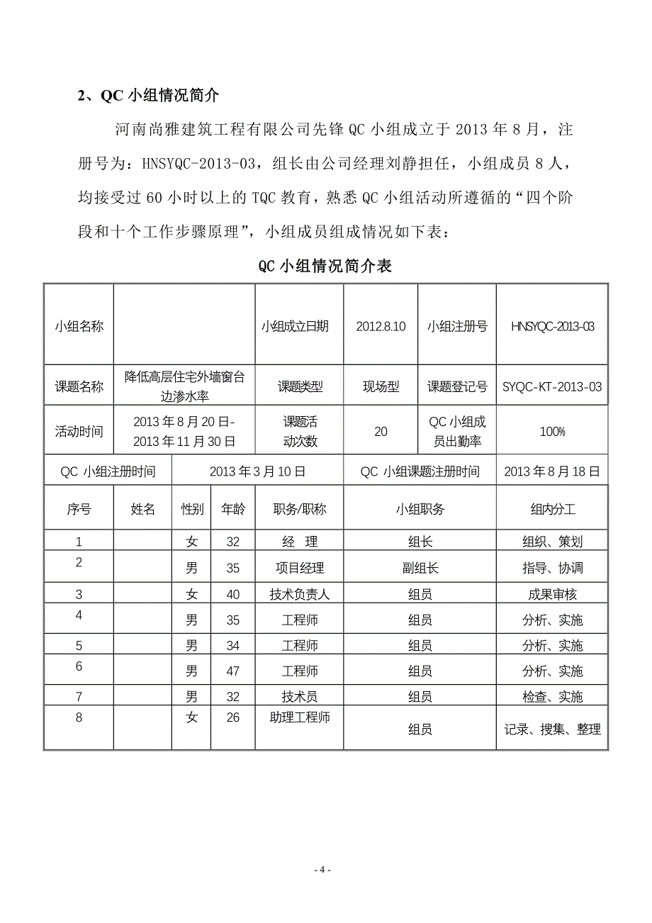 河南尚雅建筑降低高层住宅外墙窗台边渗水率_第4页