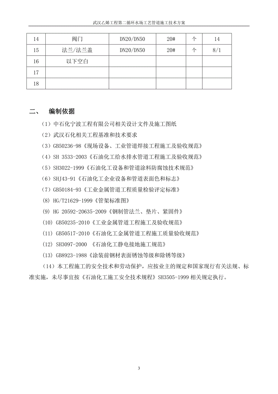 武汉乙烯二循工艺管线工程施工方案_第4页