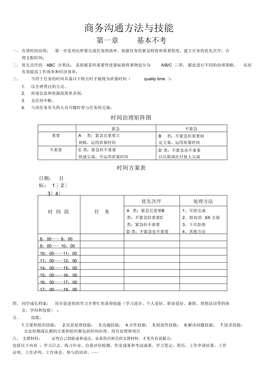 2021年商务沟通管理_第1页