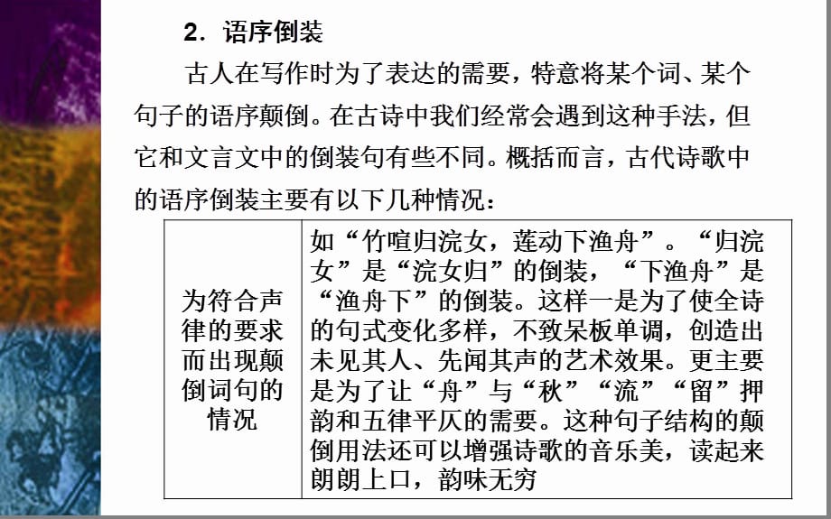 第二部分专题二板块一第一讲 树立诗歌史观准确解读诗歌—— 高考语文专项复习(共69张PPT)_第5页