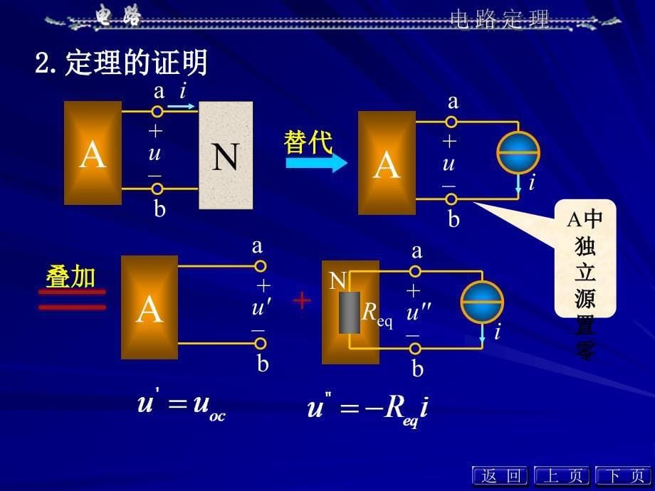 电工电子技术：4.3 戴维宁定理和诺顿定理_第5页