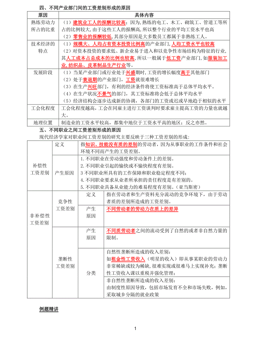 2021年中级经济师-人力-考点精讲-12、第12章工资与就业_第4页