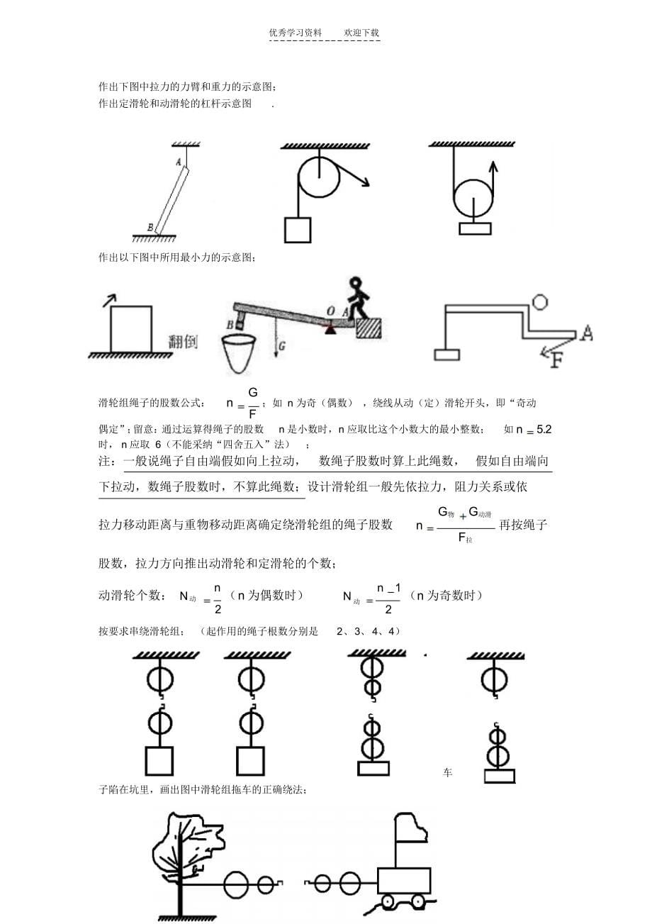 2021年初中物理力学作图专题_第5页