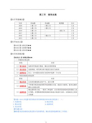 2021年中级经济师-人力-知识考点-11、第2章领导理论第3节