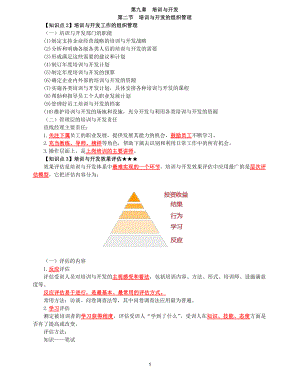 2021年中级经济师-人力-知识考点-47、第9章培训与开发第2节-2