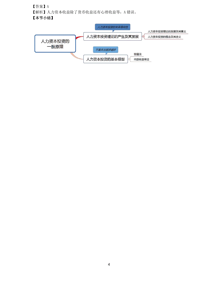 2021年中级经济师-人力-考点精讲-13、第13章人力资本投资理论_第4页