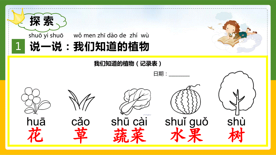 教科版科学一年级上册 1.1我们知道的植物 课件_第3页