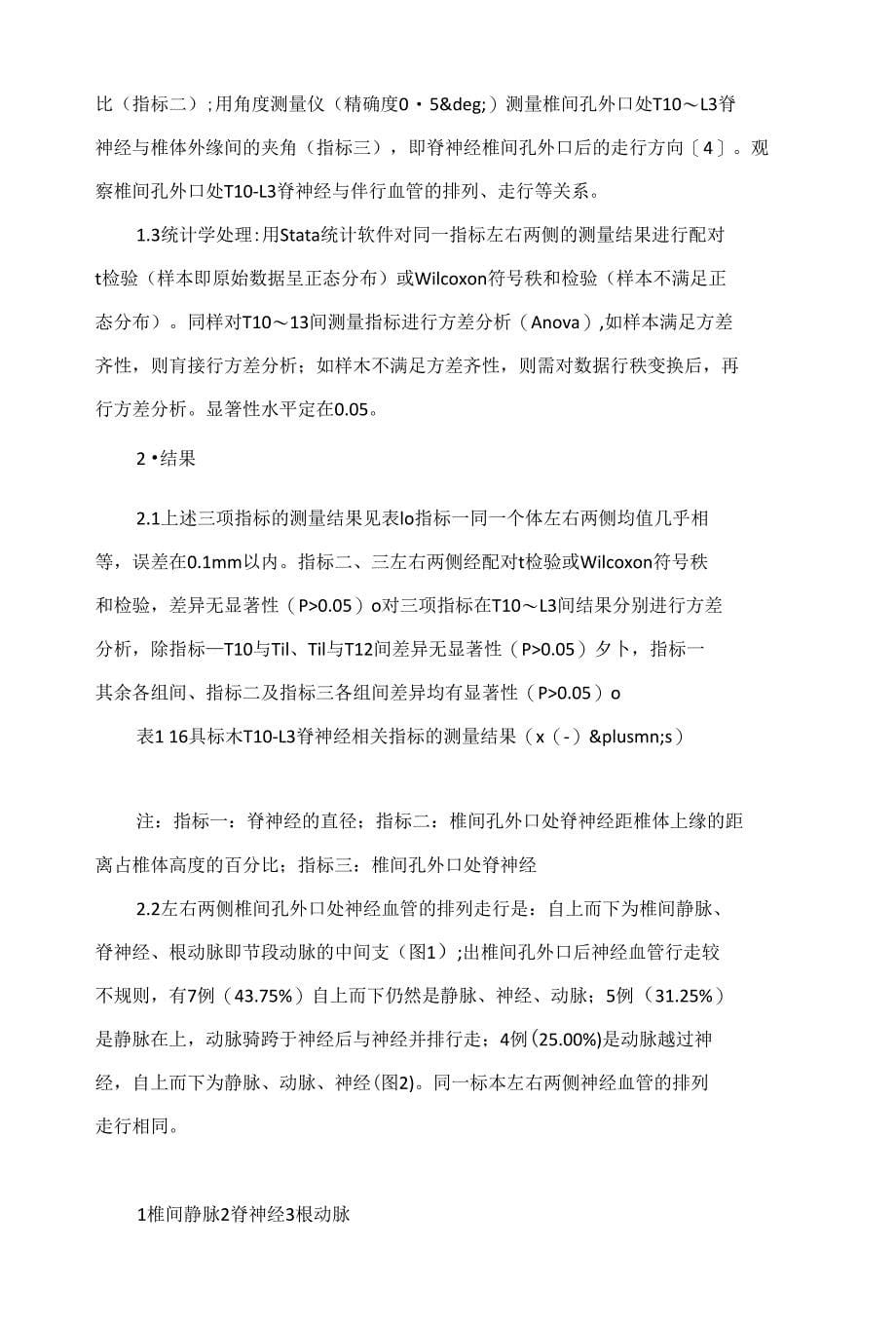 改良手术方式联合补阳还五汤治疗T10～L3爆裂型骨折伴脊髓损伤的应用研究_第5页