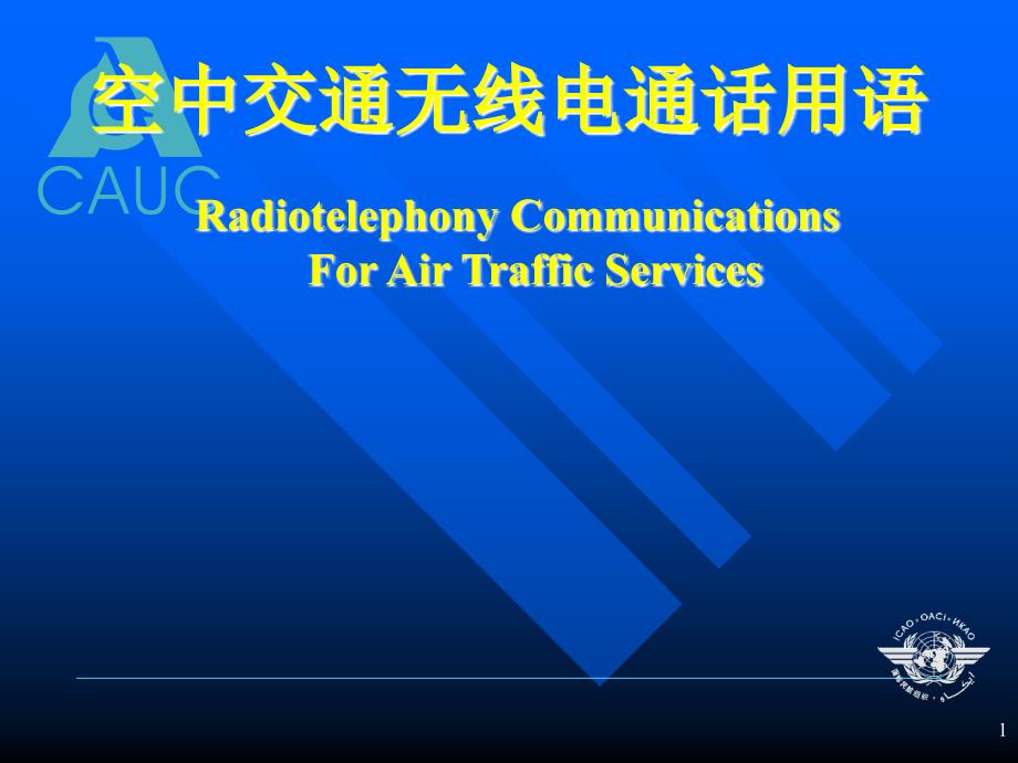 空中交通无线电通话用语：RVSM、RNAV、紧急情况_第1页