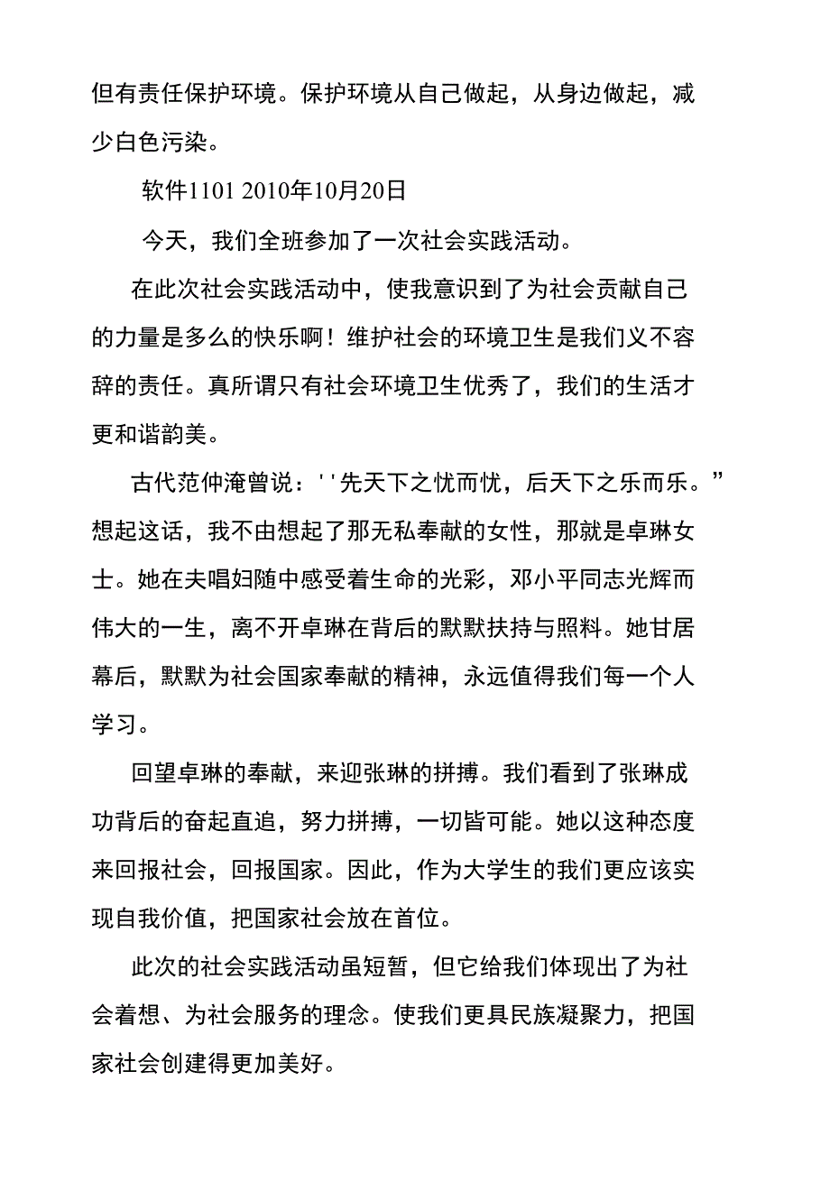 捡垃圾的社会实践活动心得_第4页