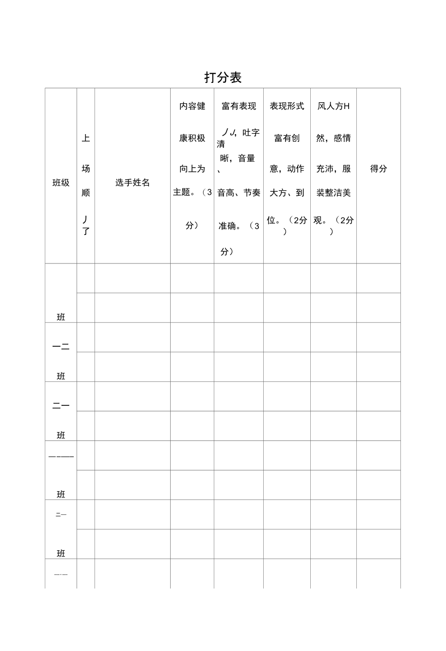 情满校园 唱响生活”歌咏比赛方案材料_第4页