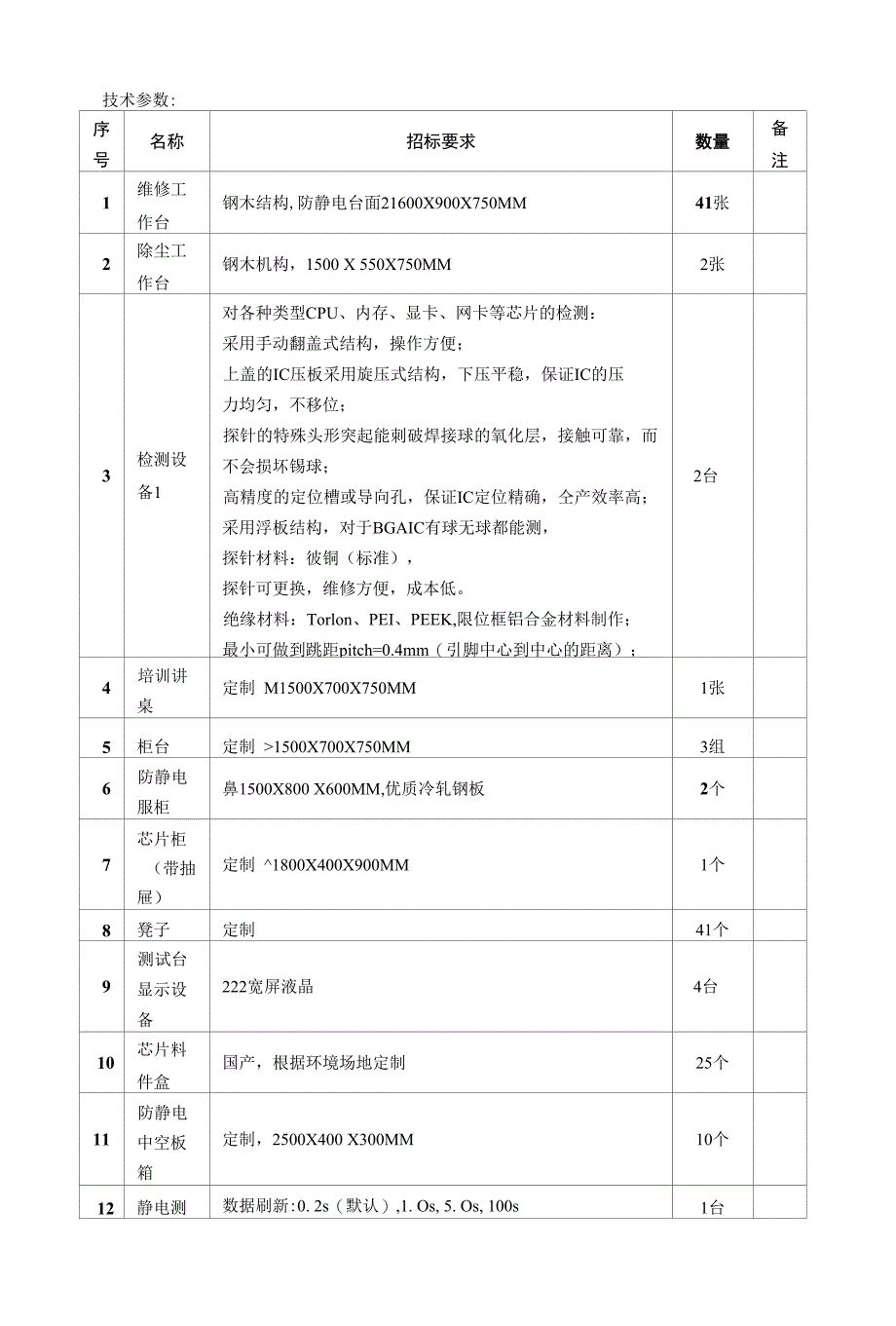 技术参数 - 序号 名称_第1页