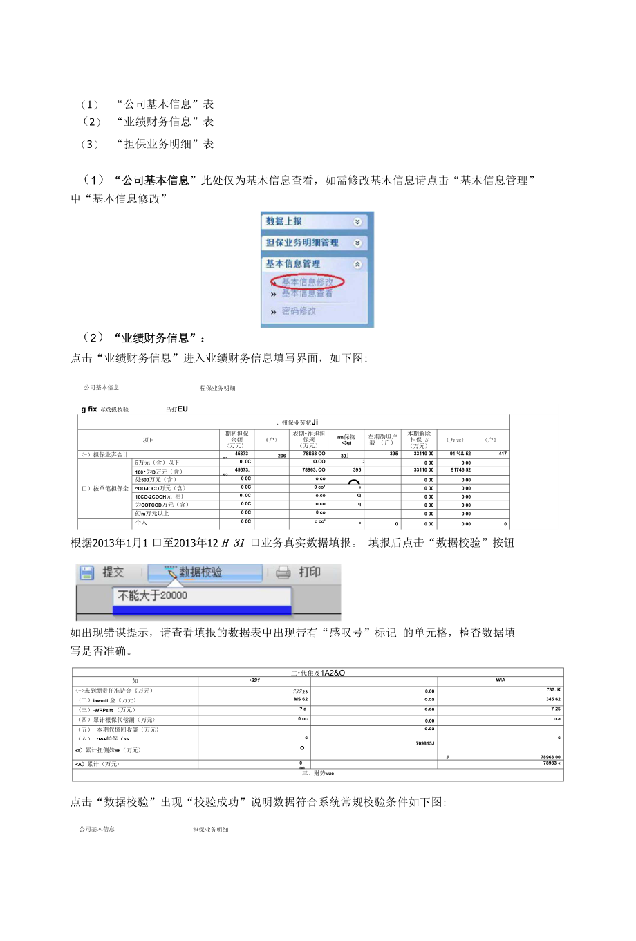 担保机构信息报送--担保机构版系统使用说明_第2页