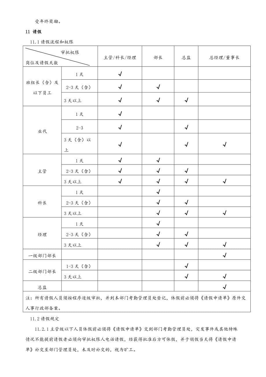 2021 考勤管理制度_第5页