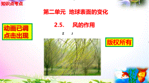 新版教科版科学五年级上册2.5风的作用-知识点+实验+典型试题(动画已调点击出现)