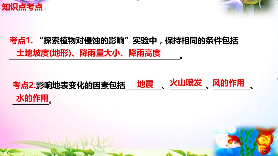 新版教科版科学五年级上册2.7总结我们的认识-知识点+实验+典型试题(动画已调点击出现)_第2页