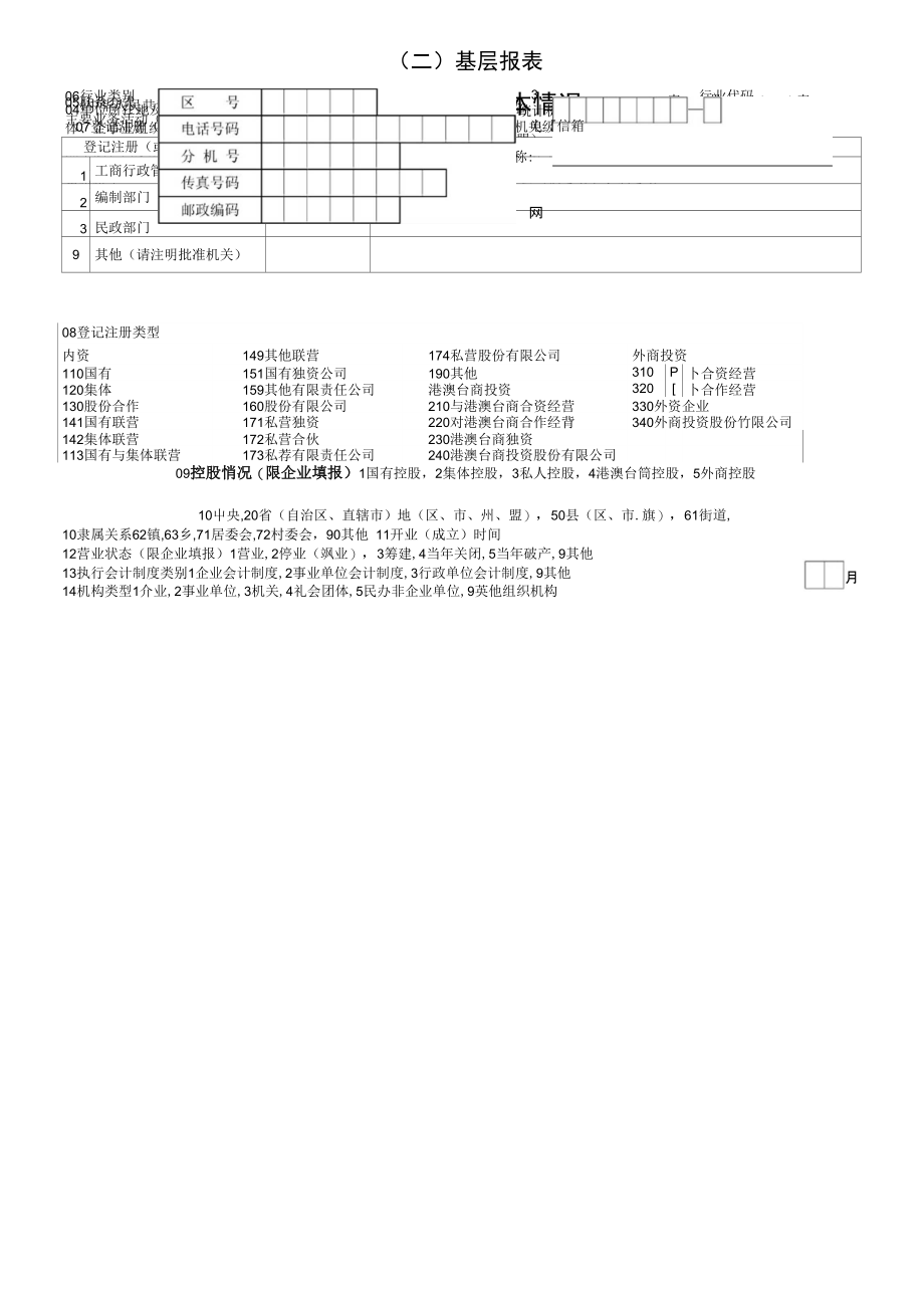 （二）基层报表_第1页