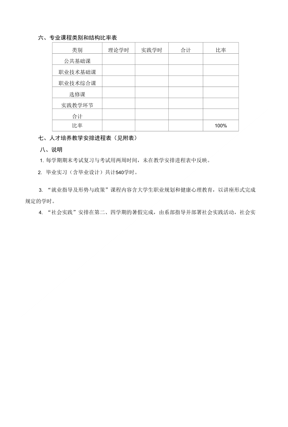 对新的人才培养方案中基础课课时设置的建议_第4页