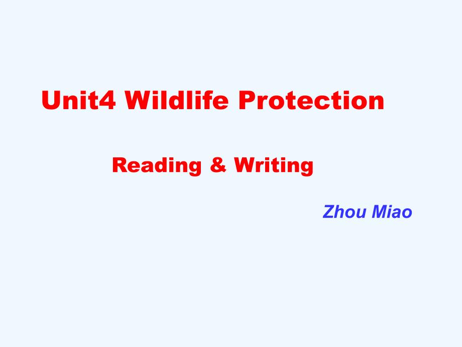 人教版必修二Unit4Wildlifeprotection-Reading课件共29张PPT_第2页