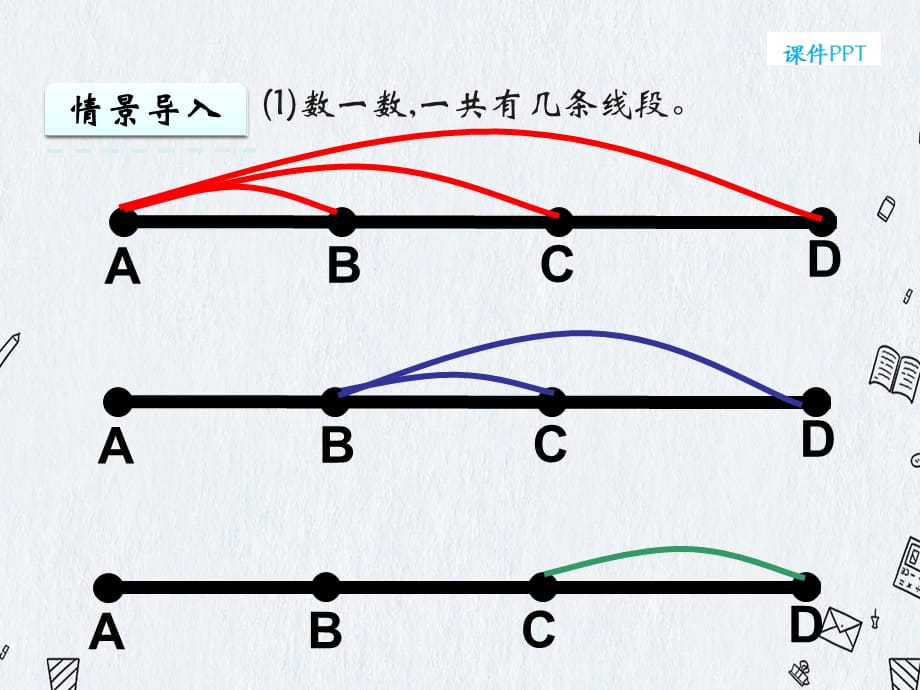 冀教版四年级上册数学《 9.2 数图形》课件_第4页