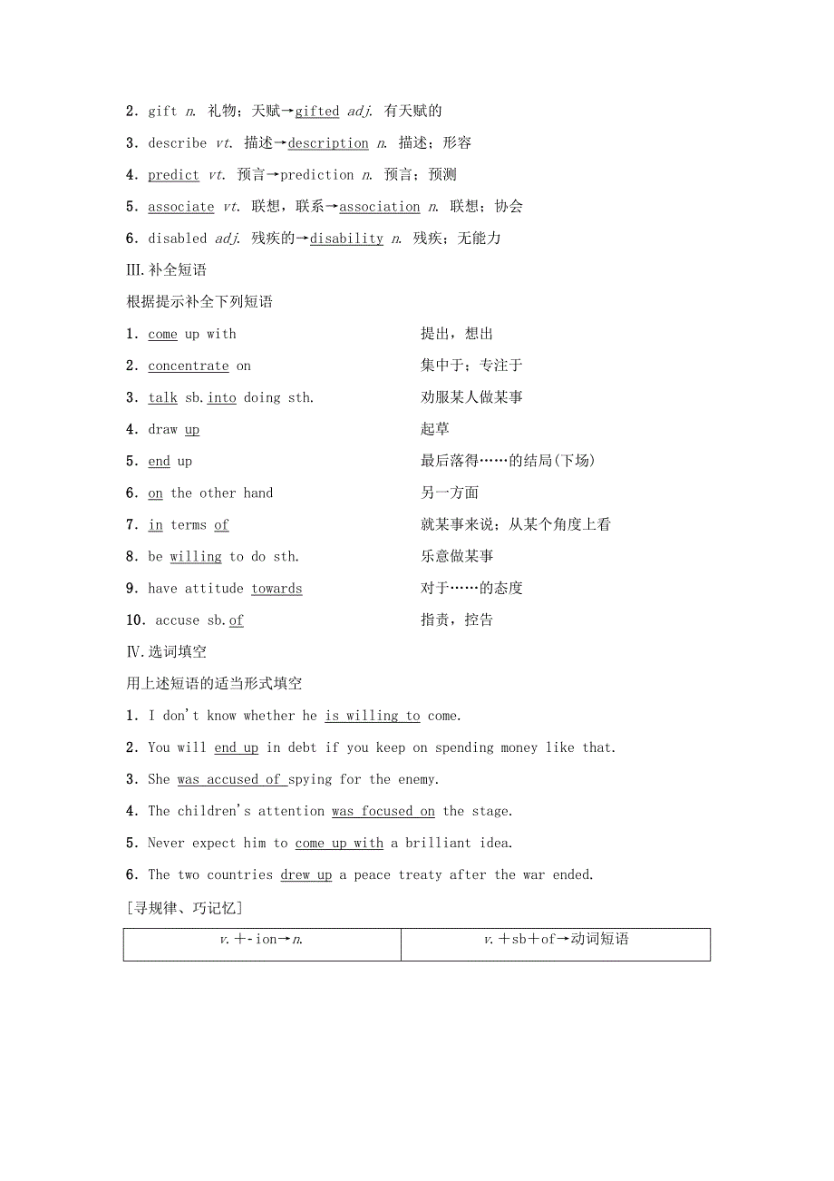 高中英语 Unit 13 People Section Ⅱ Language Points Ⅰ学案 北师大版必修5 学案_第2页